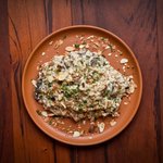Arroz cremoso de shitake