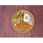 Peixe com molho de camarão
